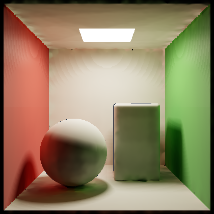 Interflect clean noise-free render in 1499ms